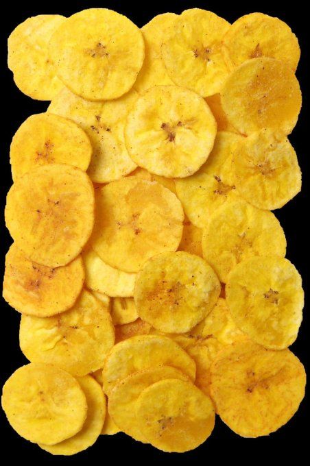 Chips de bananes plantains épicées artisanales / Prix 80 Gr 