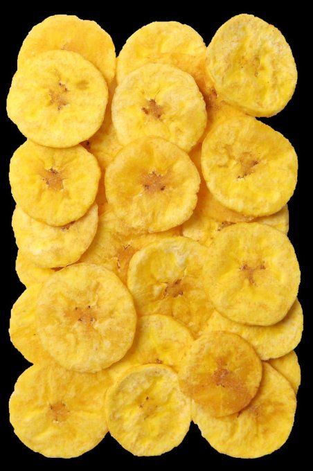 Chips de bananes plantains salées artisanales / Prix 80 Gr 
