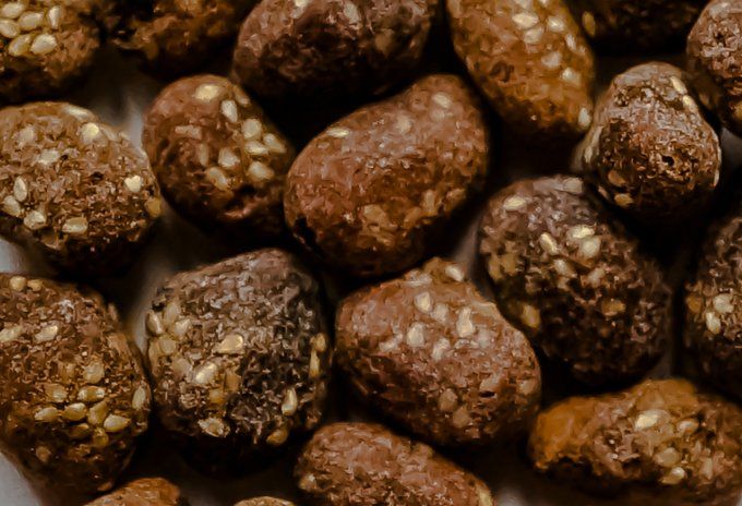 Fèves de cacao enrobées - Cameroun / Prix 100 Gr