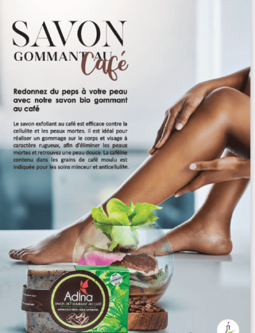 Savon Artisanal Naturel gommant au café/ Prix à la pièce